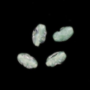 Baroque olive, light green 15x10 mm Baroque olive, light green 15x10 mm