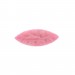 Navette cabochon with embossed geometrical pattern, moonshine pink 36x14 mm