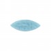 Cabochon navette à motif géométrique en relief, lune bleu clair 36x14 mm