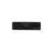 Cabochon rectangle à motifs géométriques en relief, noir 34x10 mm