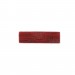 Cabochon rectangle à motifs géométriques en relief, bordeau 34x10 mm