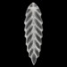 Sheaf of wheat pendant, crystal 58 mm