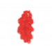 Oak leaf pendant, coral red 41 mm