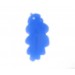 Oak leaf pendant, blue 41 mm