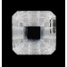 Anneau carré cristal 22x22 mm