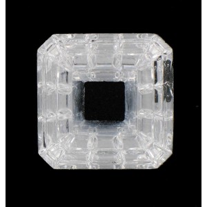 Octogone ajouré cristal 22x22 mm