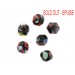 Harlequin faceted bead 13 mm