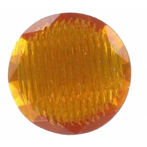 Round striped topaz cabochon 18mm