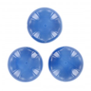 Cabochon rond, lune bleu foncé 24 mm