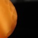 Cabochon rond, lune améthyste 24 mm