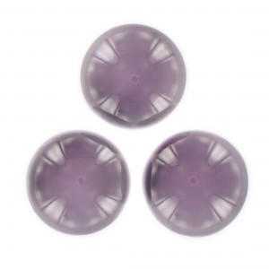 Round cabochon, moonshine amethyst 24 mm