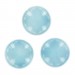 Cabochon rond, lune turquoise bleu 24 mm