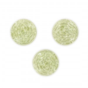 Cabochon rond, vert clair 18 mm