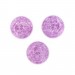 Cabochon rond, violet 18 mm