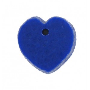 Heart pendant lapis 15 mm