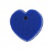 Perle coeur lapis 15 mm