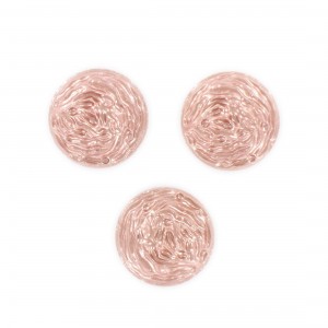 Cabochon rond, vieux rose 18 mm