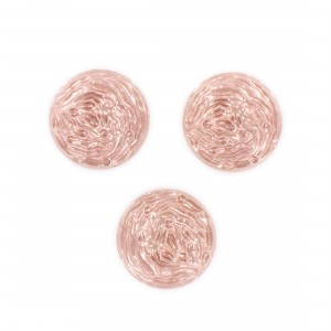 Round cabochon, old rose 18 mm