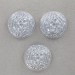 Round cabochon, grey 22 mm