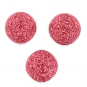 Cabochon rond, rose fuchsia 22 mm