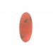 Two tone oval, khaki and orange 34x15 mm