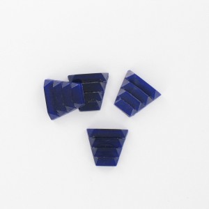 Trapèze, bleu lapis 11x12 mm