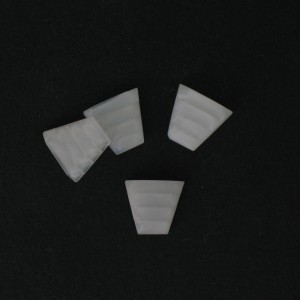 Trapezium, white opal 11x12 mm