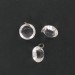 Pendant taillé avec anneau, cristal 13 mm