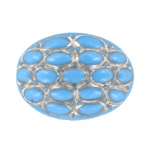 Cabochon oval turquoise 25x18 mm