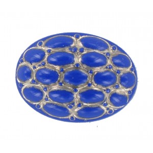 Cabochon oval lapis 25x18 mm