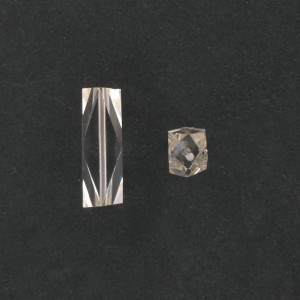 Faceted cylinder, crystal 24x7,5 mm