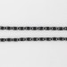 Aluminum chain, black 3 mm