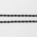 Chaîne aluminium, noir 3 mm