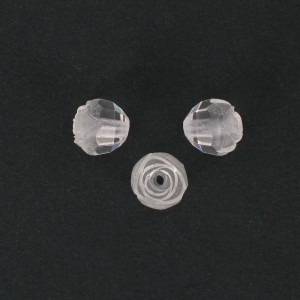 Rosebud cut bead, crystal 11 mm