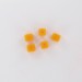 Cube, yellow 6 mm