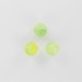Perle bouton de fleur, vert clair 10 mm