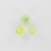 Perle bouton de fleur, vert clair 10 mm