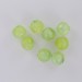 Perle bouton de fleur, vert clair 10 mm
