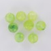Perle bouton de fleur, vert clair 12 mm