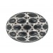 Cabochon oval noir 25x18 mm