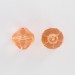 Faceted bicone, rosaline 18 mm