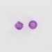 Faceted bicone, purple 10 mm