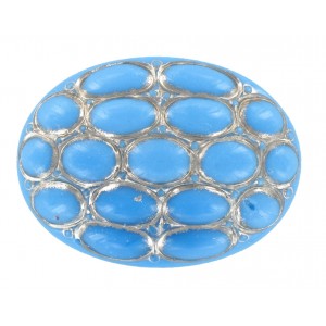 Cabochon oval turquoise 40x30 mm