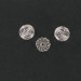 Perle striée avec facettes taillées, cristal 11 mm
