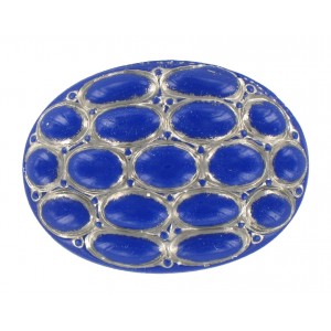 Oval lapis cabochon 40x30 mm