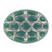 Cabochon oval corail 25x18 mm