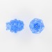 Bead with flounces, sapphire 20x12 mm