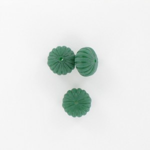Citrouille, vert sapin 12x8 mm