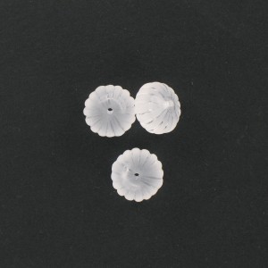 Citrouille, cristal mat 12x8 mm