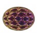 Cabochon oval corail 25x18 mm